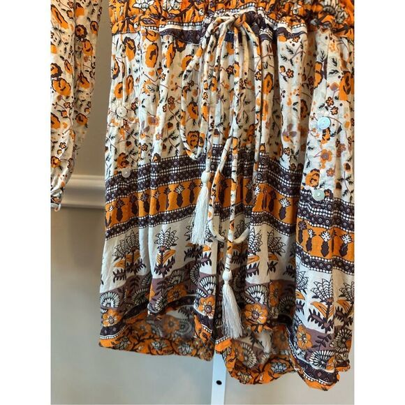 Spell and The Gypsy Collective Love Romper In Orange Blossom Size Small / 6 - Picture 6 of 10